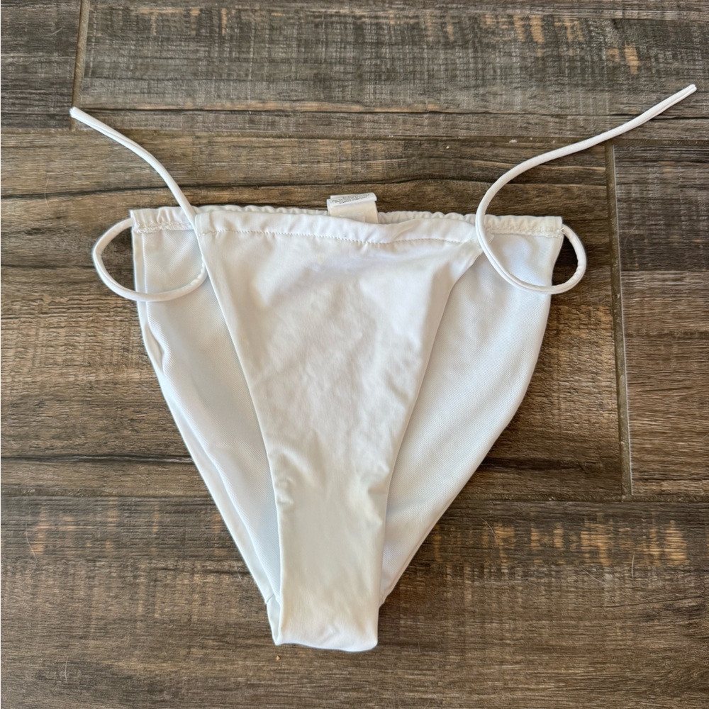 Missguided White Bikini Bottom US 2 - never worn